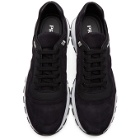 Prada Black Nubuck Sport Sneakers