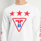 Team Ikuzawa Men's Dirt Track Long-Sleeve T-Shirt in White