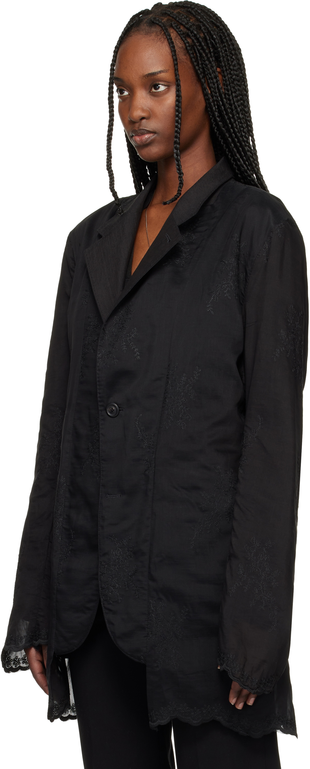 OUR LEGACY Black Drip Reversible Blazer
