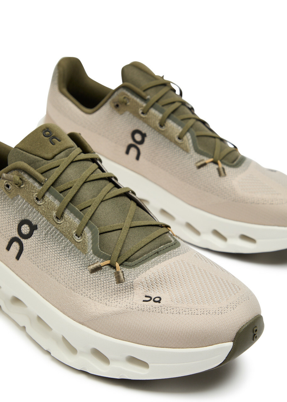 ON Cloudtilt Jacquard Mesh-knit Sneakers Green