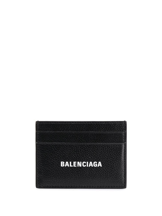 Photo: BALENCIAGA - Cash Leather Credit Card Case