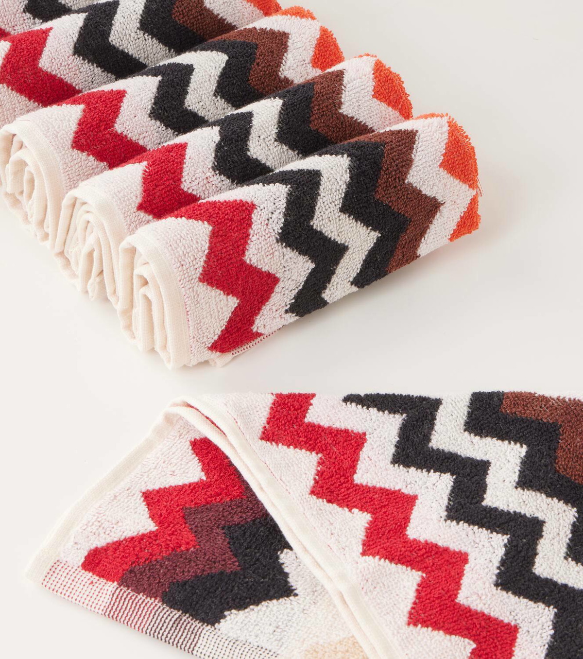 Missoni Zigzag set of 6 cotton face towels