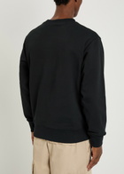 Moose Knuckles Hartsfield Logo Cotton Sweatshirt Black