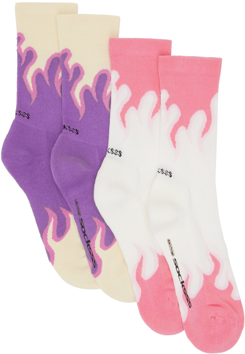SOCKSSS Two-Pack Multicolor Socks Socksss