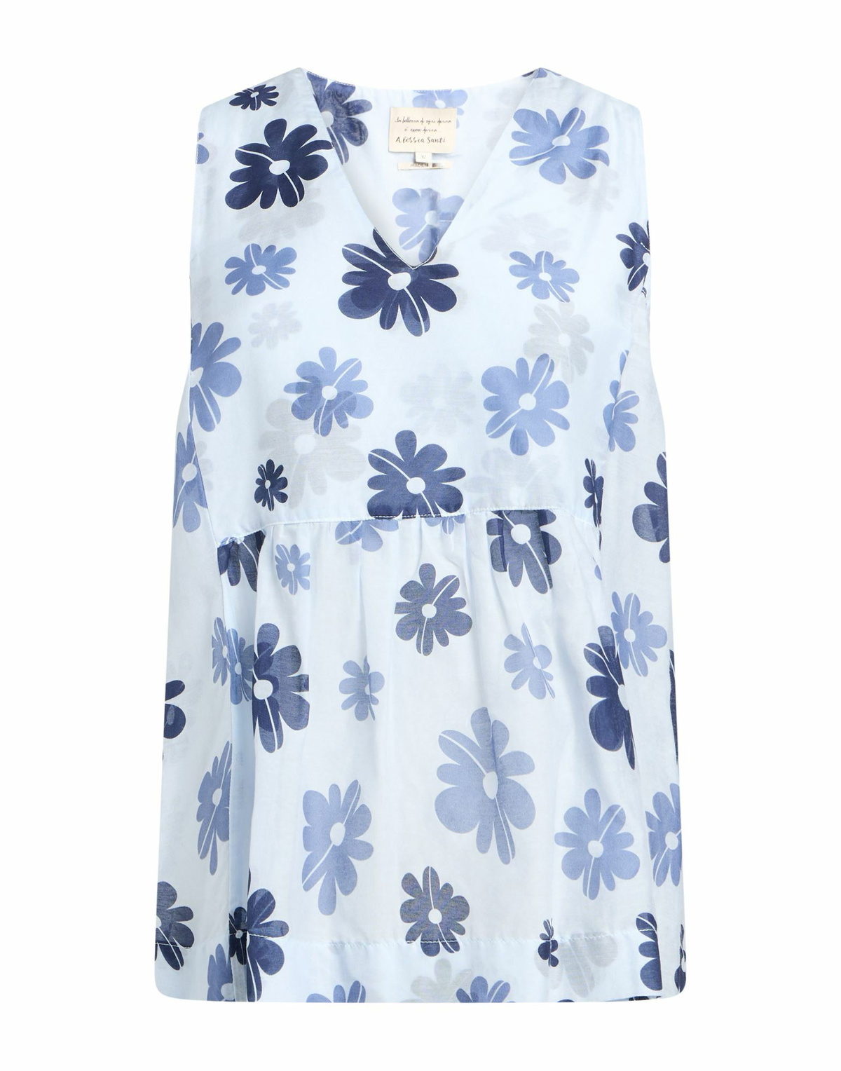 Alessia Santi Womens Top Sky in Blue