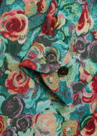 Les Deux Floral-jacquard Woven Overshirt Multicoloured 1