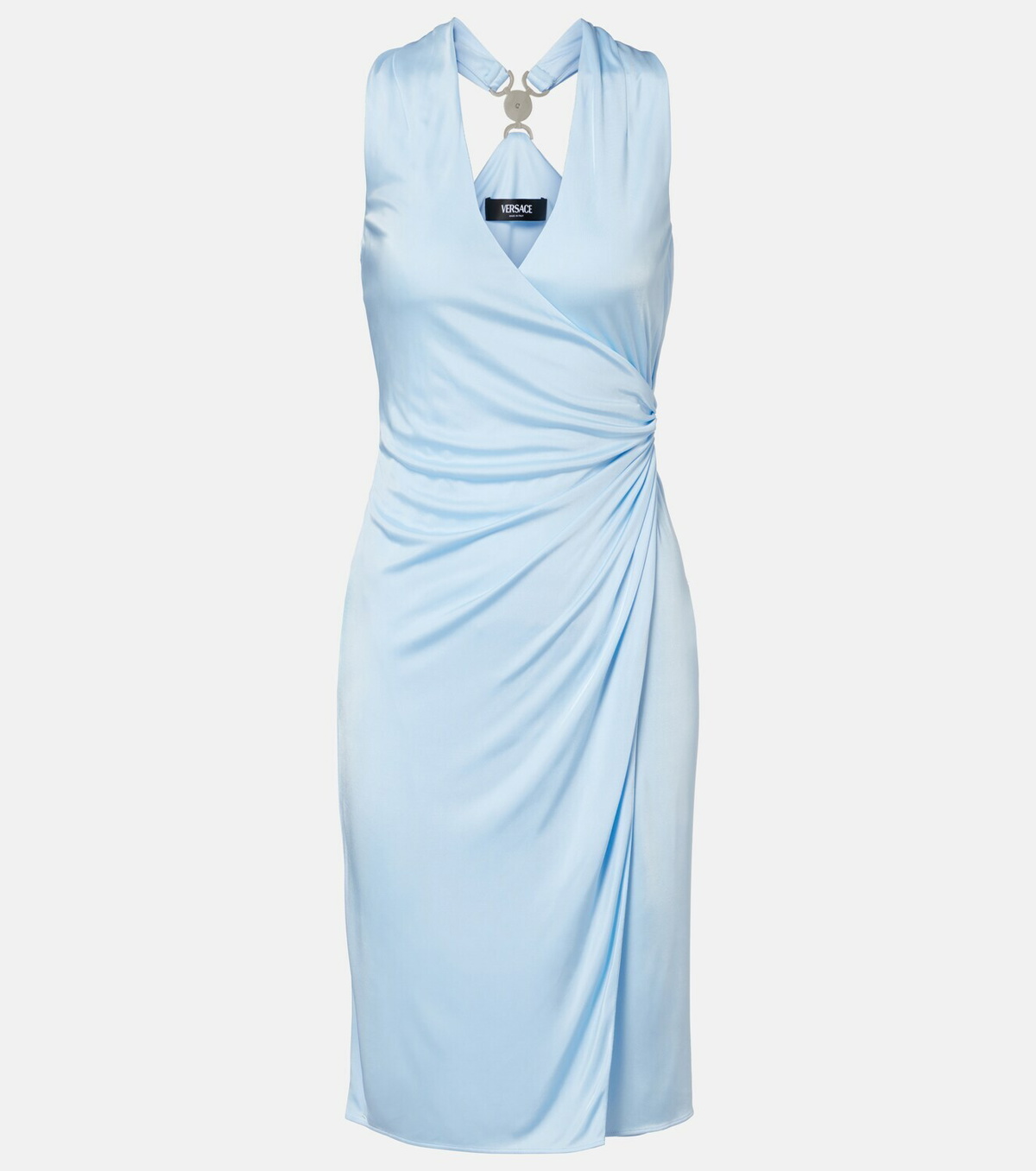 Versace Medusa '95 ruched jersey minidress