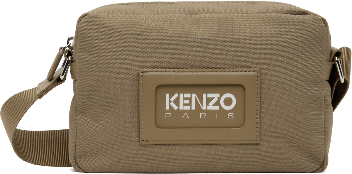 Kenzo Tan Kenzo Paris 'Kenzography' Strap Bag Kenzo