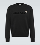 Moncler Logo cotton fleece sweatshirt