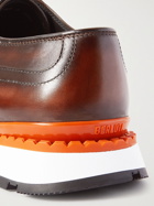 Berluti - Fast Track Venezia Leather Sneakers - Brown