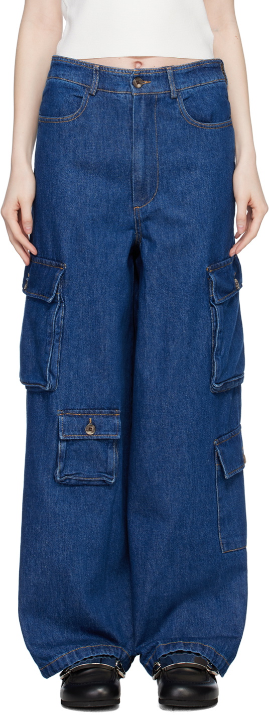 【関税込み】The Frankie Shop ブルー Hailey ジーンズ The Frankie Shop Blue Hailey Jeans The Frankie Shop
