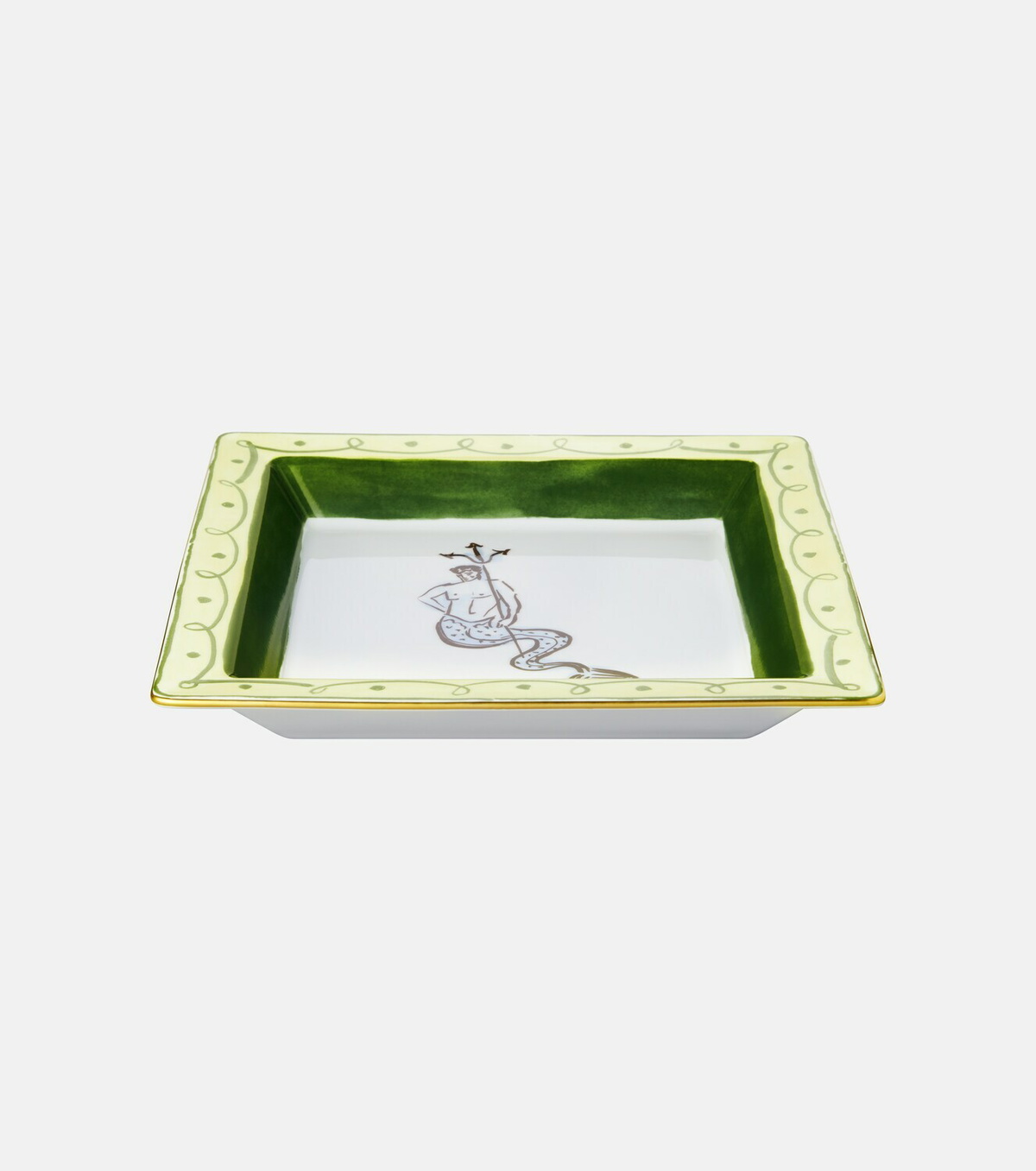 Ginori 1735 Il Viaggio Di Nettuno Large decorative tray by Luke Edward Hall