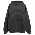 END. x Represent Property Of Hoodie in Stained Black