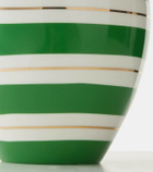 Jonathan Adler Portofino striped porcelain urn