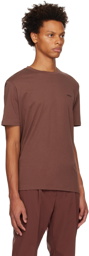 Hugo Brown Bonded T-Shirt