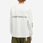 Deva States Men's Arbitrary Long Sleeve T-Shirt in Off White