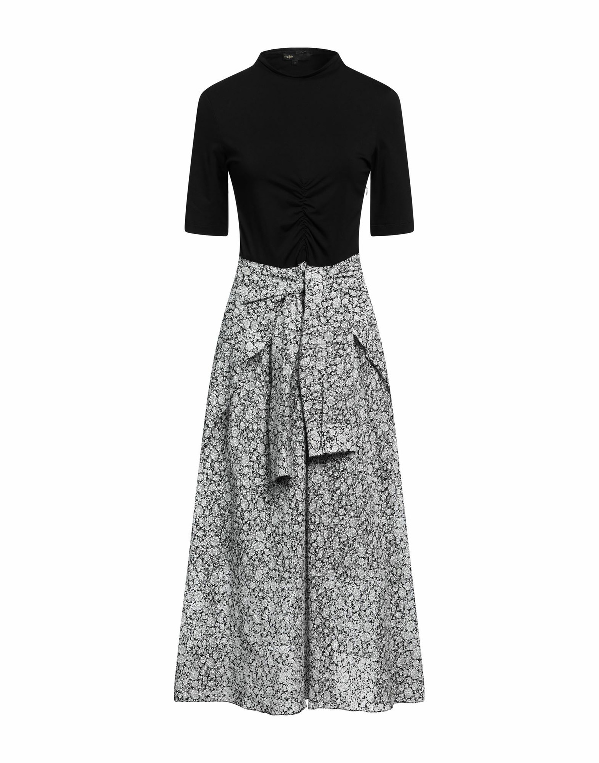 Maje Womens Midi dress in Black