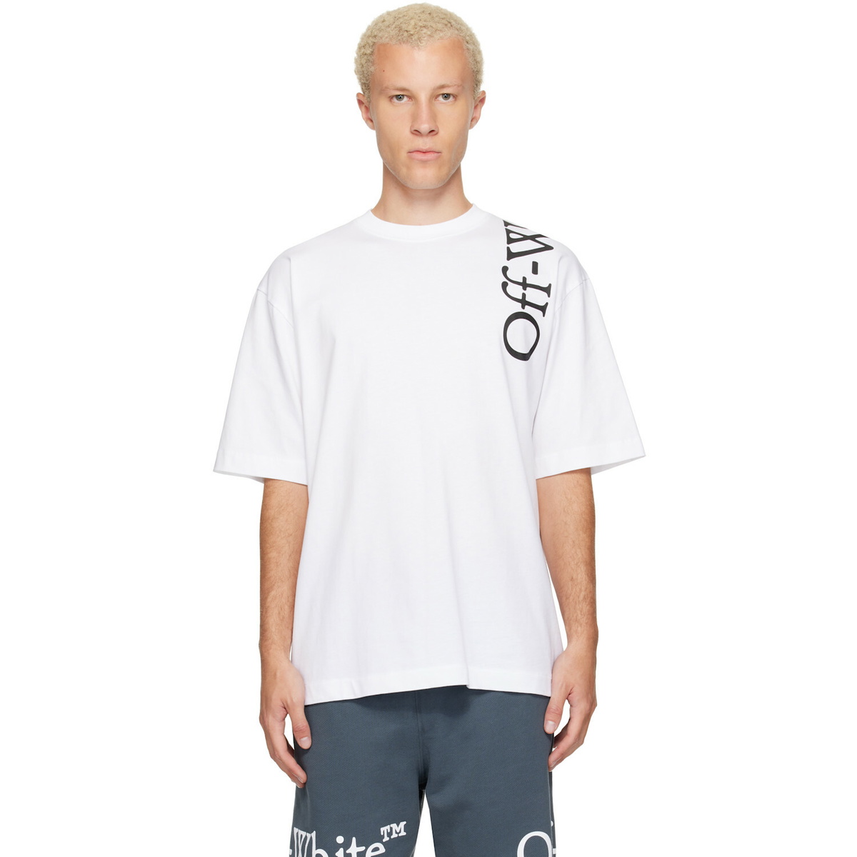 Off-White White Vertical Bookish Skate T-shirt
