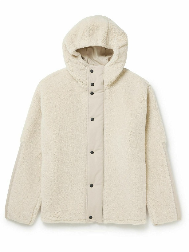Photo: Loro Piana - Shell-Trimmed Cashmere and Silk-Blend Fleece Jacket - Neutrals
