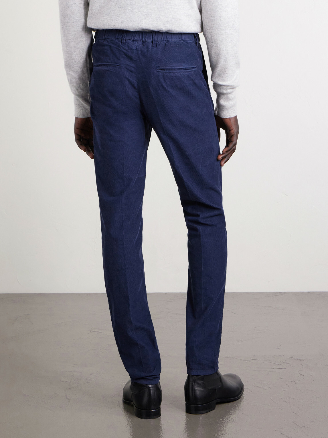 Slowear - Straight-Leg Cotton-Corduroy Trousers - Blue