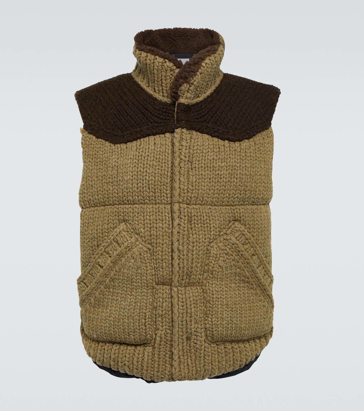 Sacai Knitted wool vest Sacai