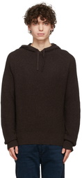 rag & bone Brown Cashmere Pierce Hoodie