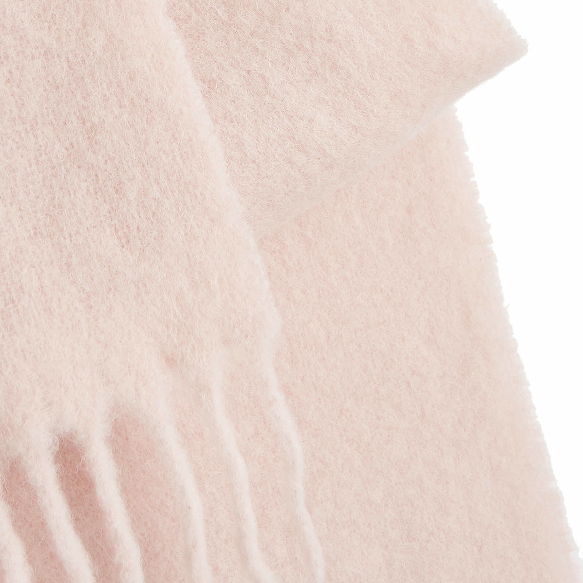 Maison Kitsuné Women's Baby Alpaca Scarf in Pasture Rose 