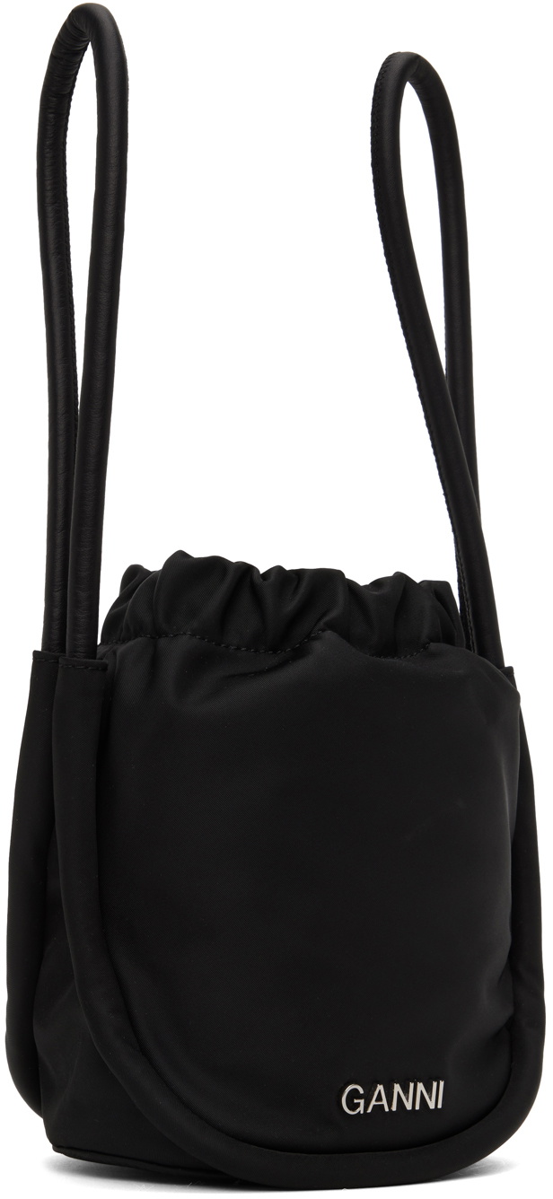 GANNI Black Mini Knot Bag GANNI