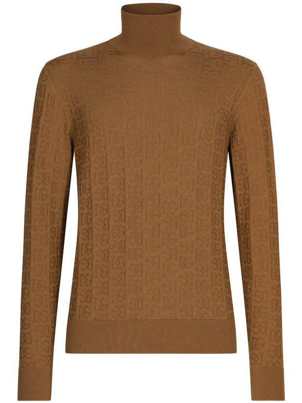 Photo: DOLCE & GABBANA - Silk Turtle-neck Sweater