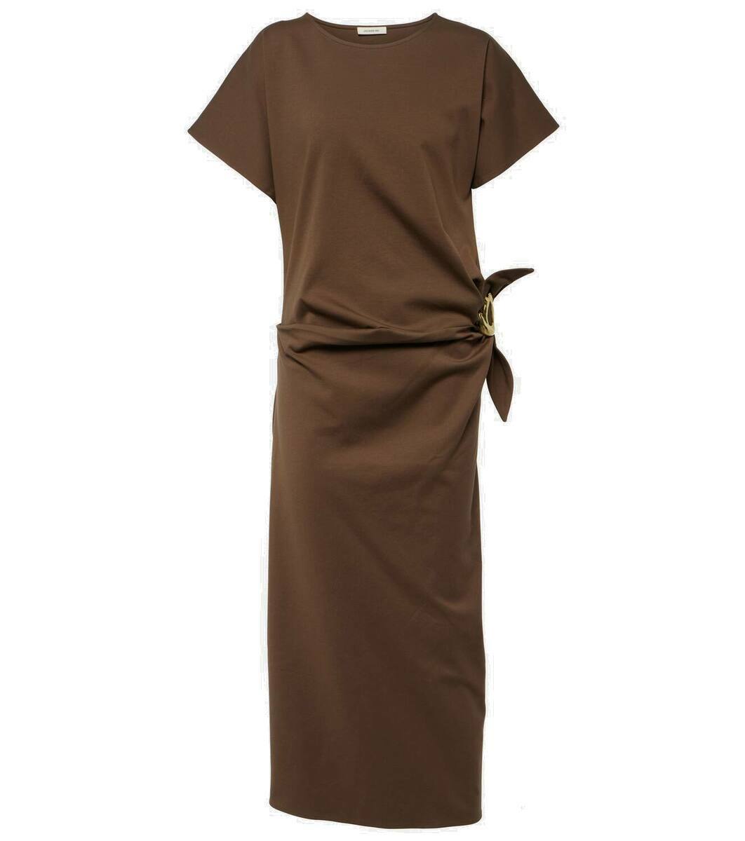 jacques wei gathered maxi dress Jacques Wei Gathered cotton midi dress Jacques Wei