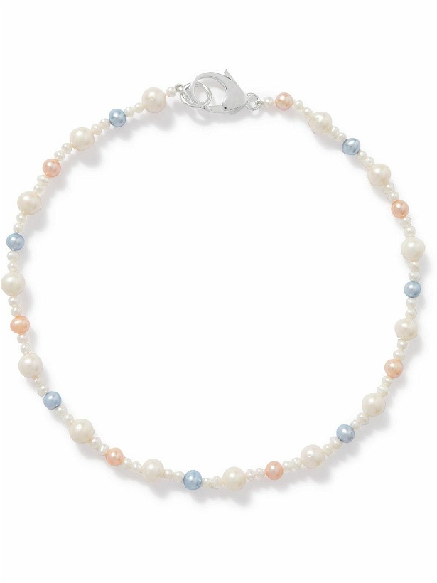 Photo: Hatton Labs - XL Pebbles Silver Pearl Necklace
