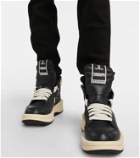 Rick Owens x Converse DRKSHDW TURBOWPN leather sneakers