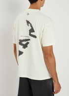 Represent 247 Motion Logo Stretch-cotton T-shirt White