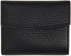 Maison Margiela Black Compact Envelope Trifold Wallet