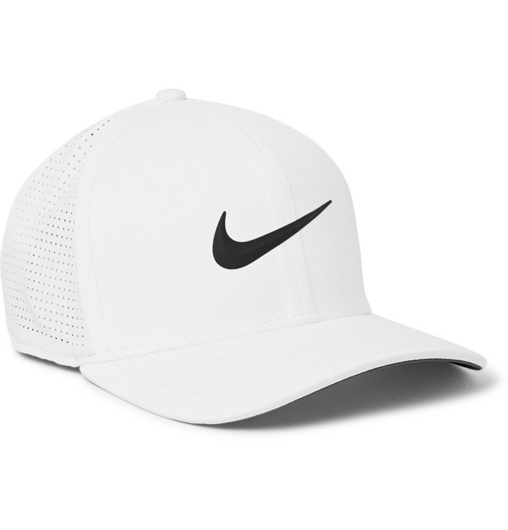 Photo: Nike Golf - Aerobill Classic 99 Perforated Dri-FIT Golf Cap - White