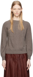 UMBER POSTPAST Brown Brushed Sweater