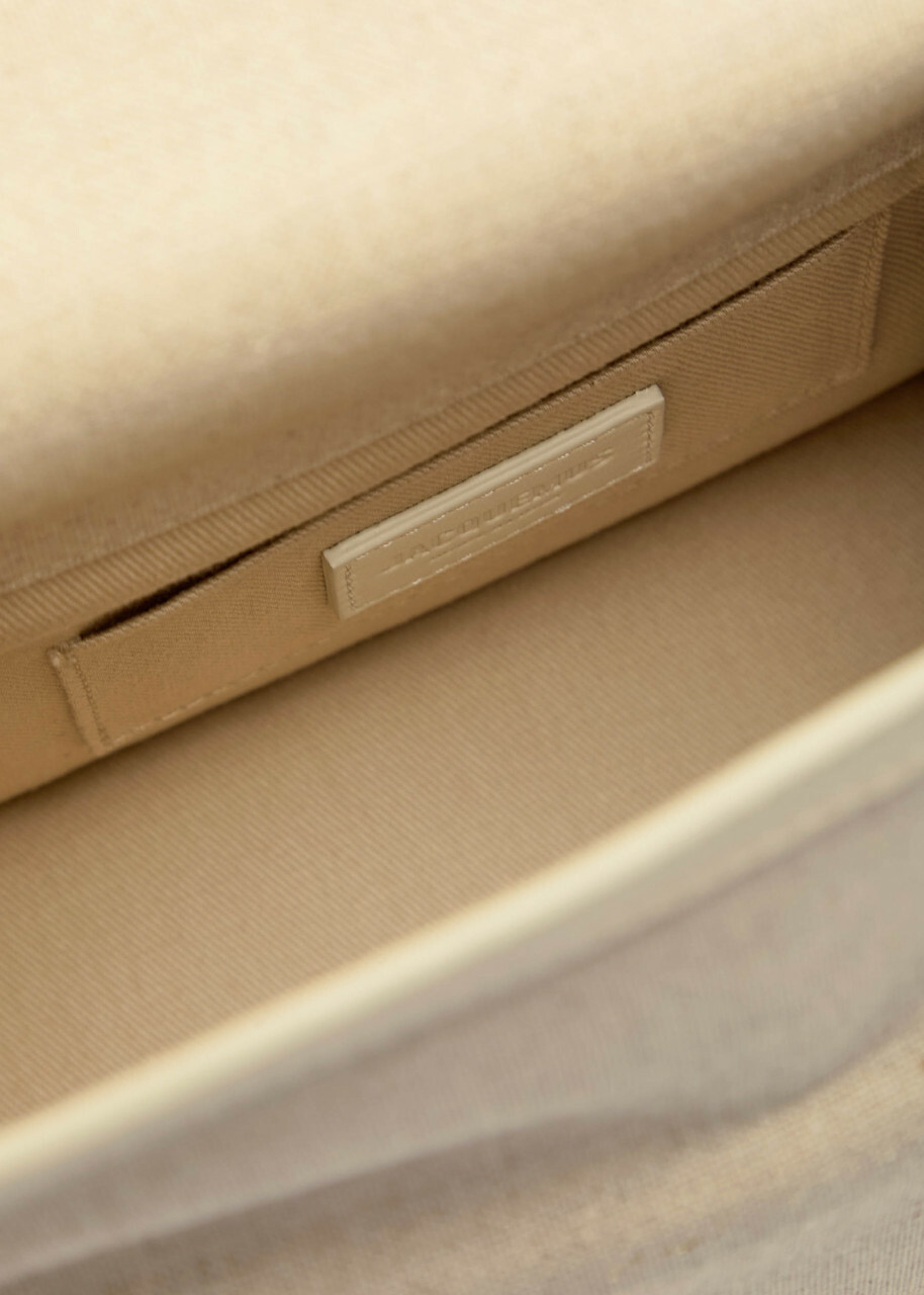 Jacquemus La Pochette Rond Carre Canvas Clutch - Beige - One Size