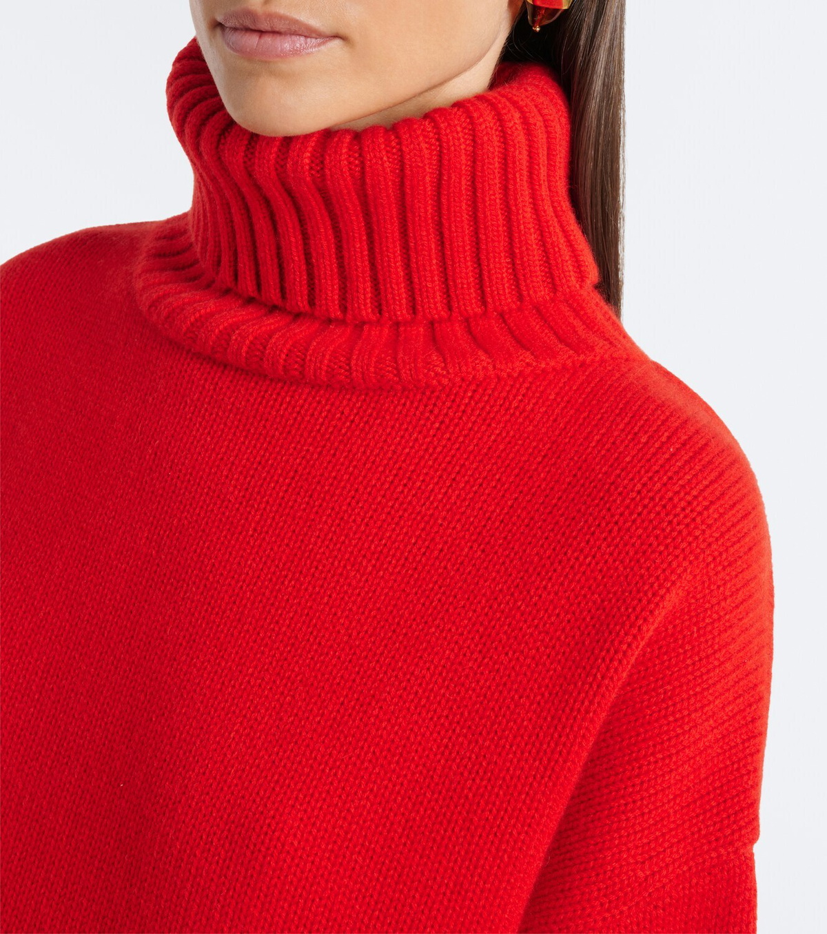 Extreme Cashmere N°434 Crop Xtra cashmere turtleneck sweater