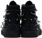 Balenciaga Black Paris High Top Sneakers