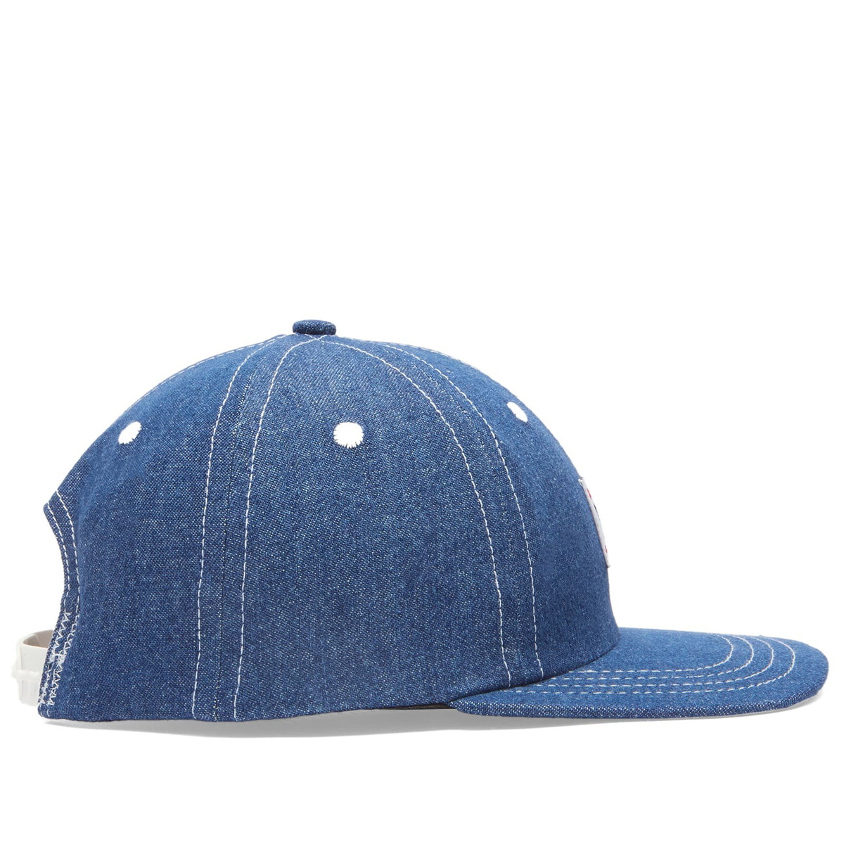 Randy's Garments Men's Randy’s Garments  5 Panel Logo Snapback Cap in Double Washed Denim 