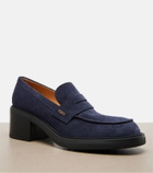 Tod's Suede loafer pumps