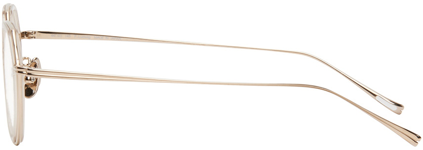 YUICHI TOYAMA. Gold Ludwig Glasses