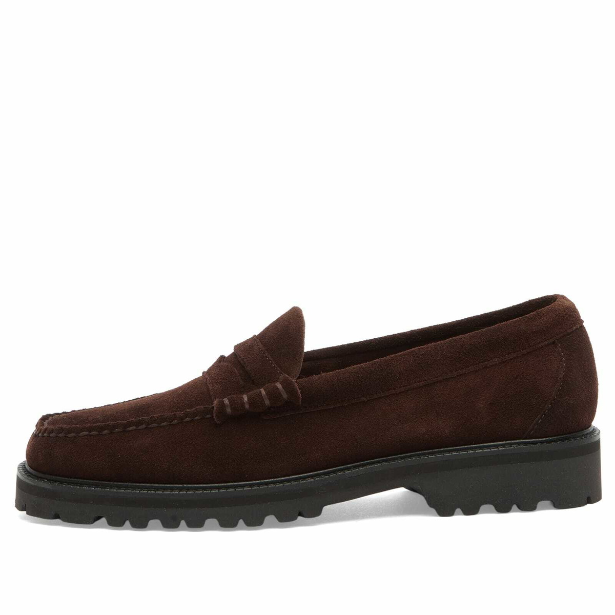 Bass Weejuns Men's Larson 90s Loafer in Chocolate Suede