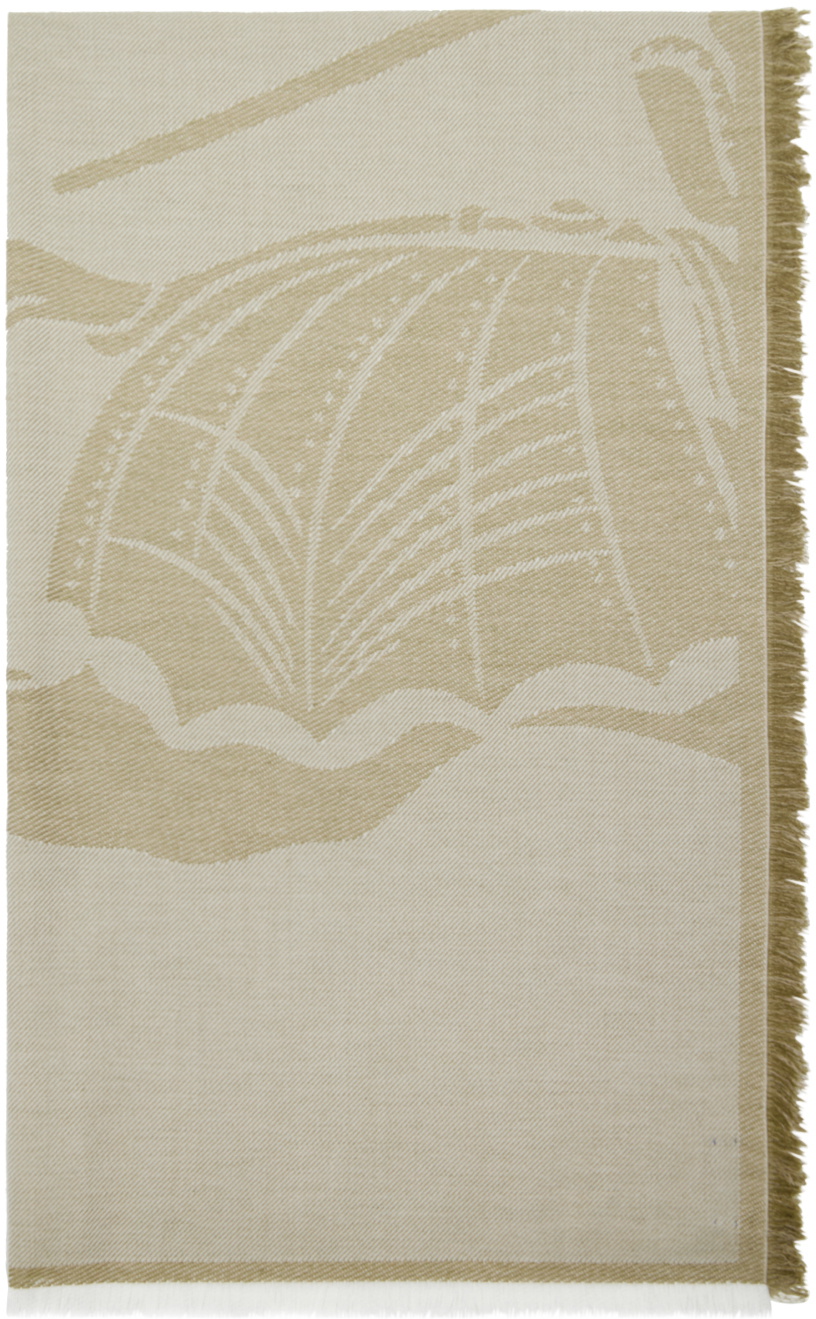 Burberry Beige EKD Scarf Burberry