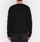 The Elder Statesman - California Republic Intarsia Cashmere Sweater - Black