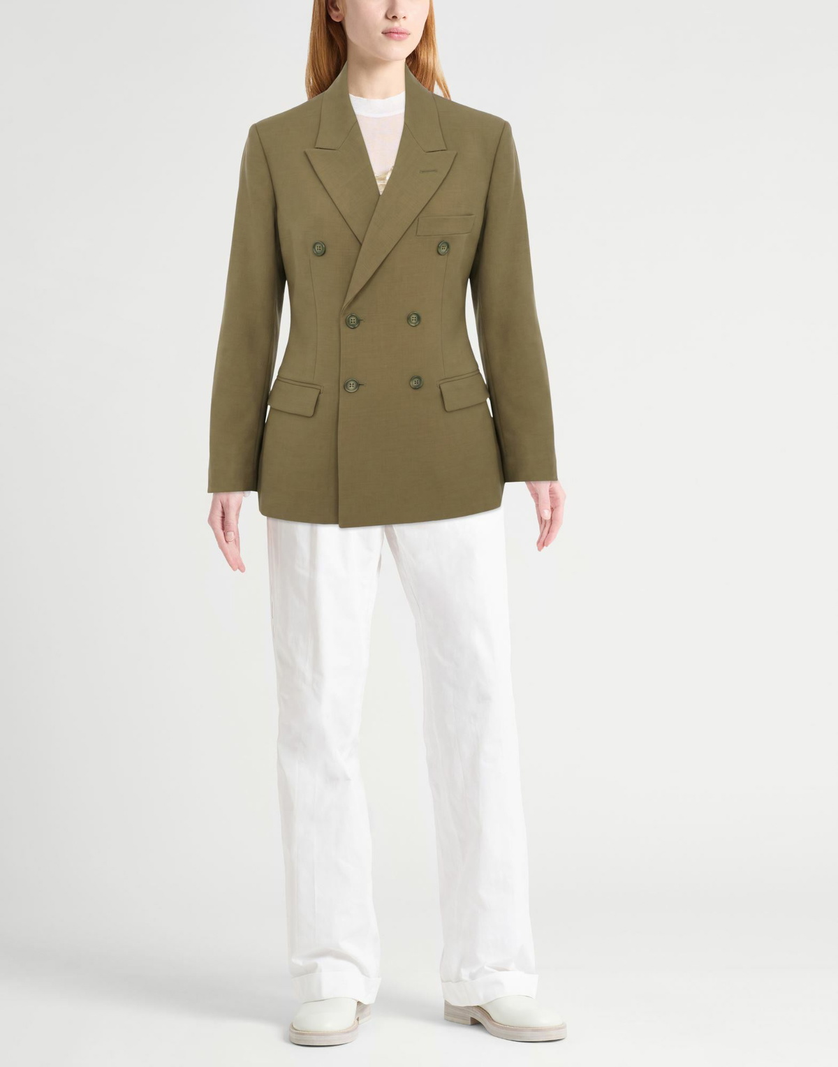 Vtmnts Womens Blazer Military in Green