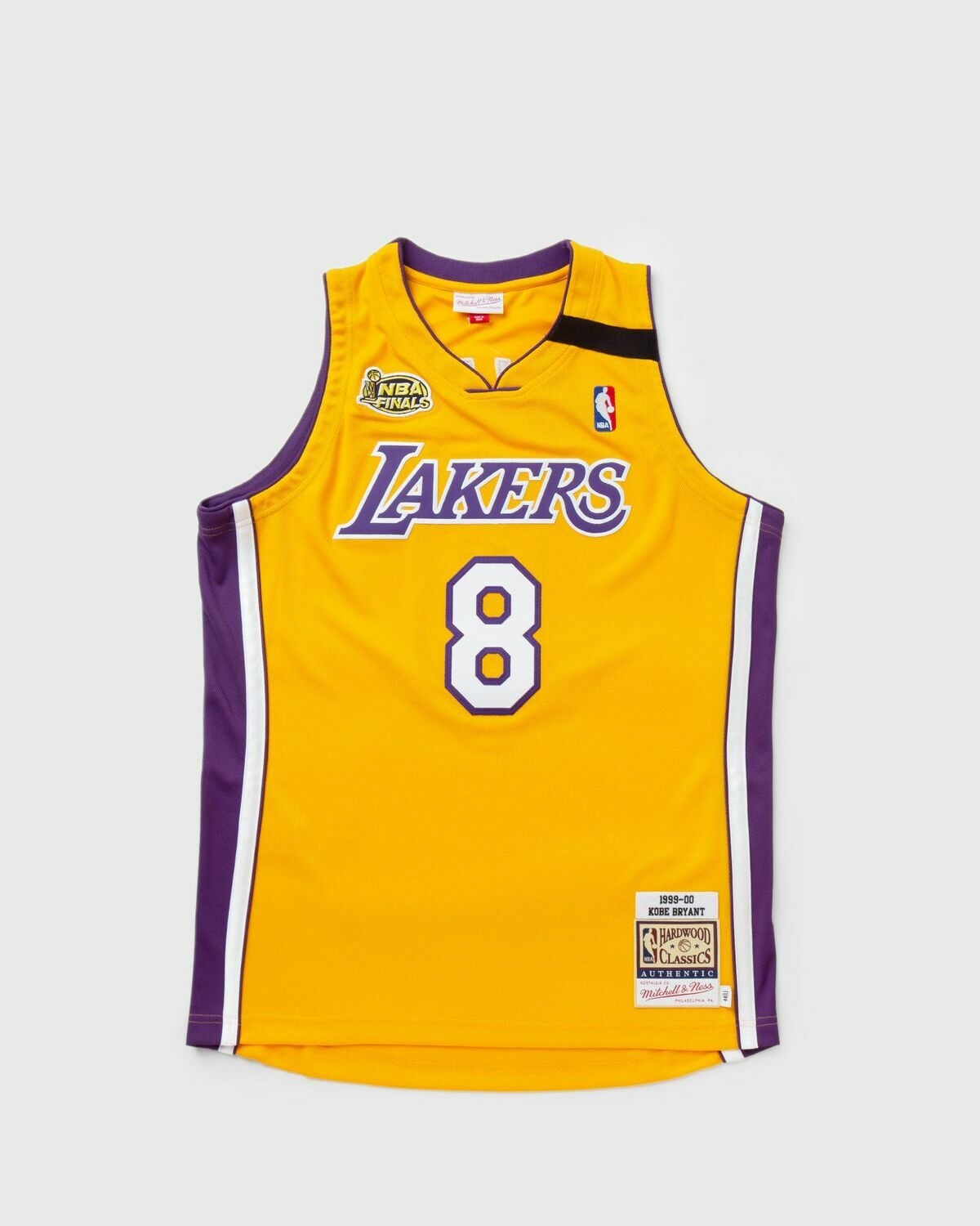 Mitchell & Ness Nba Authentic Jersey Los Angeles Lakers Finals 1999 00 Kobe Bryant #8 Yellow - Mens - Jerseys