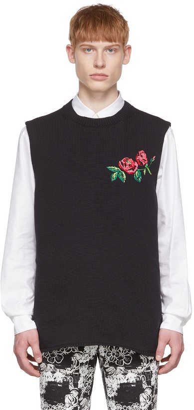 Photo: Comme des Garçons Homme Plus Black Polyester Vest