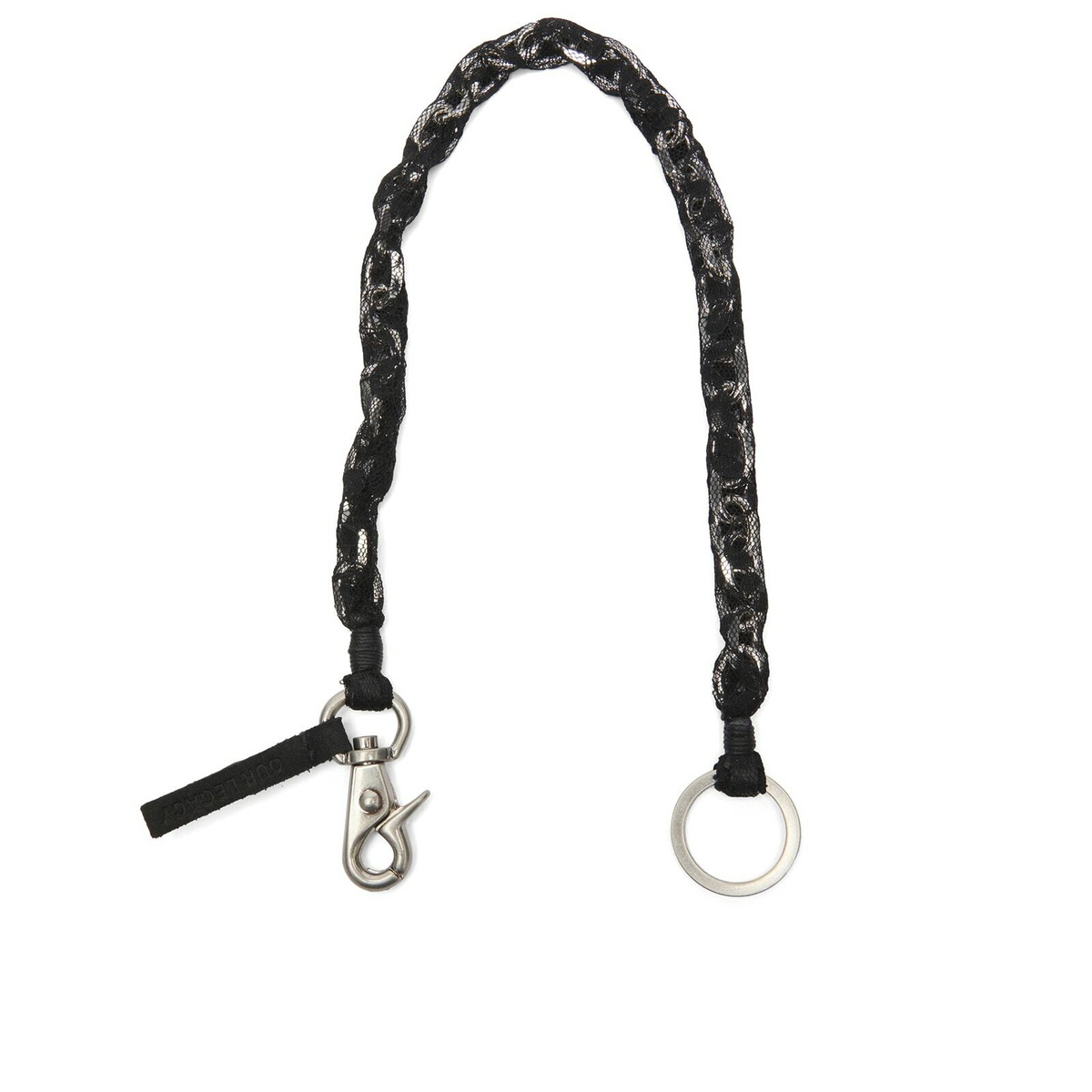 OUR LEGACY Brown Udon Ladon Leather Keychain Our Legacy
