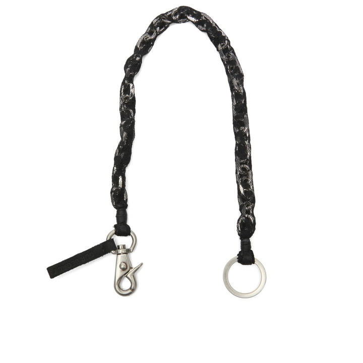 Photo: Our Legacy Men's Lace Ladon Keychain in Onyx 